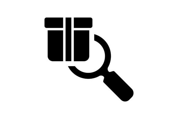 Box, Product, Search Icon