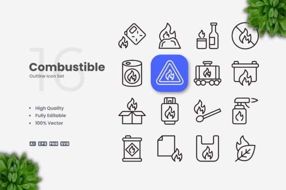 Combustible Icons: A Versatile Design Solution for Modern Creatives
