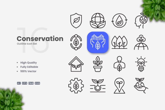 Conservation Icons: A Versatile Tool for Modern Designers