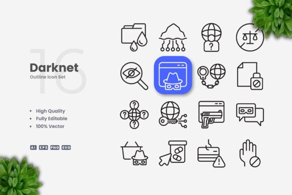 Darknet Icons: Streamlining Visual Communication in Modern Workflows