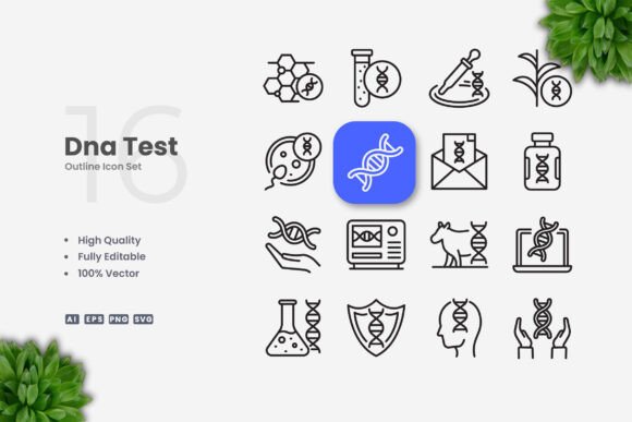 Dna Test Icons: A Versatile Design Solution