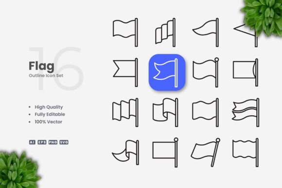 Flag Icons for Clean Design