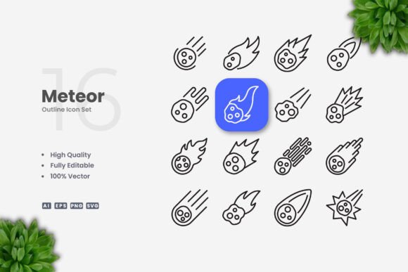 Meteor Icons: A Versatile and Professional Design Resource