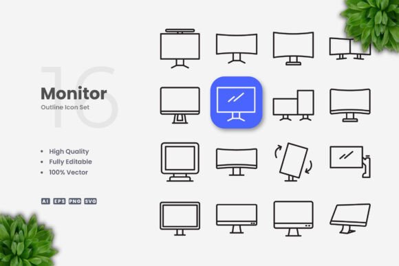 Monitor Icons: A Versatile Tool for Modern Designers and Businesses